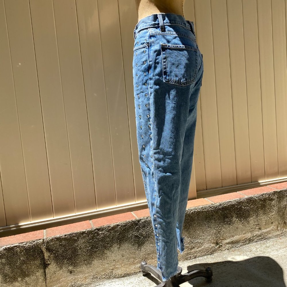 Carmar Distressed Rhinestone Jeans - Picture 4 of 11